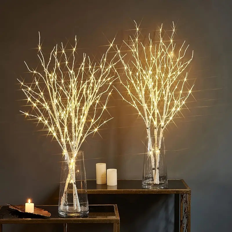 Elegant 50-LED Birch Twig Light